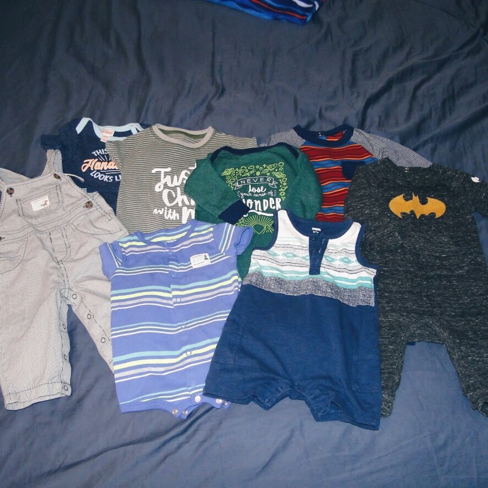 SOLD - 49 PIECE BABY BOY BUNDLE (See all photos)